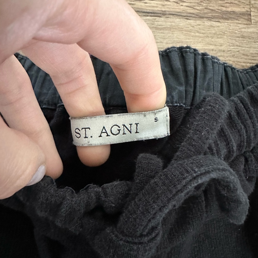 St Agni Rib-Knit Drawstring Shorts - Picture 5 of 6